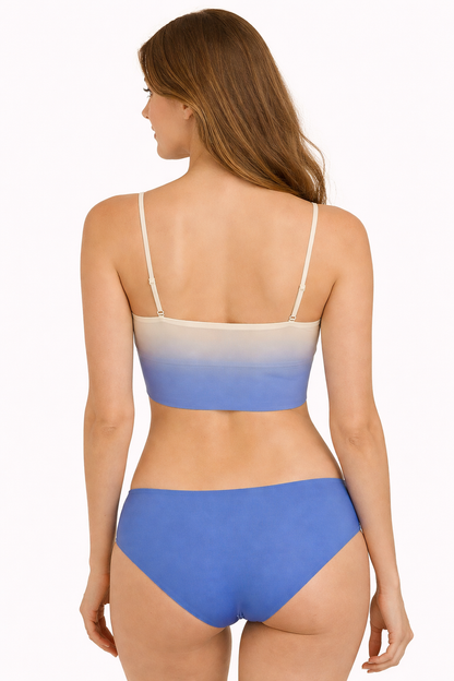 Seamless Gradient Bralette for Women – Wireless Soft Stretch Comfort Bra