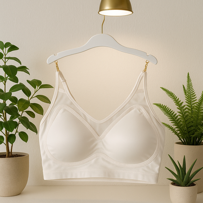 Women’s Seamless Lightly Padded Sports Bra | Wire-Free Comfortable Everyday Bra for Gym, Yoga & Daily Wear
