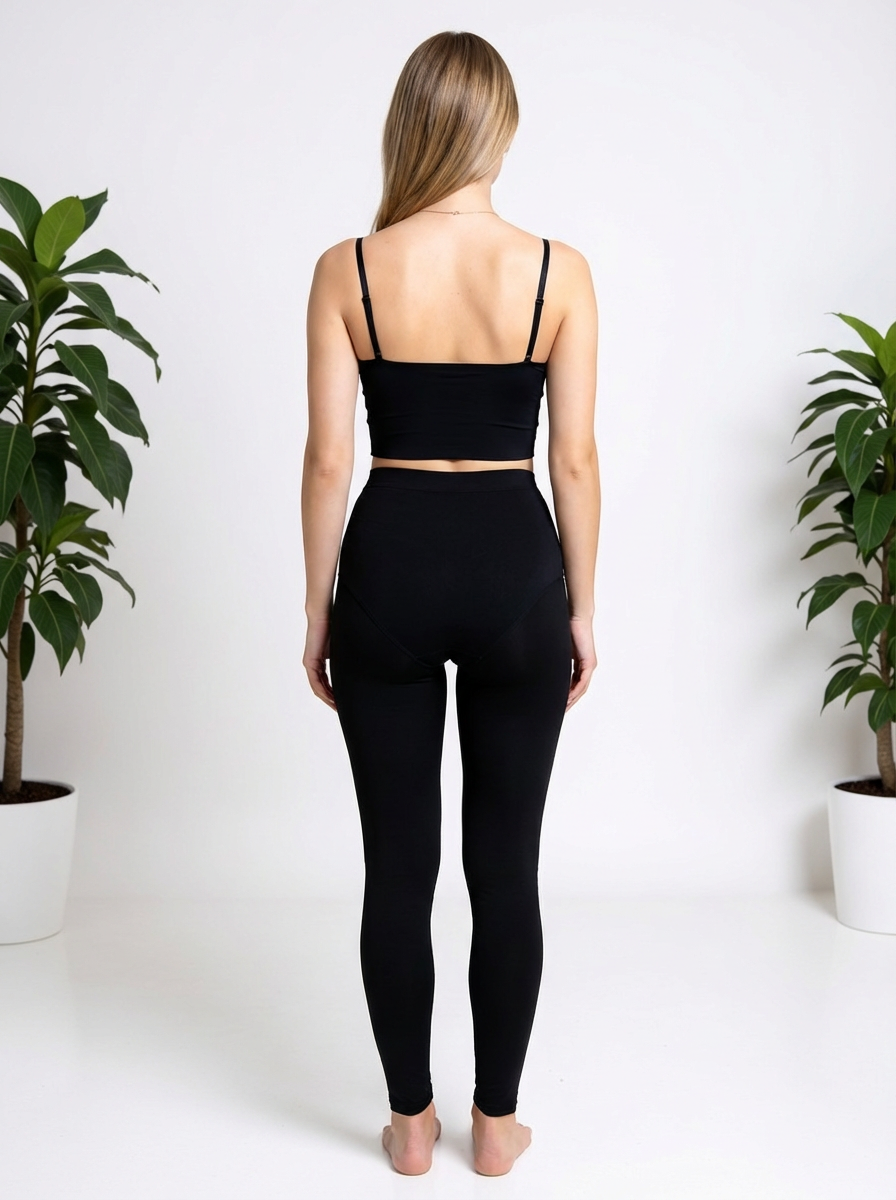 Buy 1 Get 1 Free Combo Offer Seamless Padded Bralette Crop Top Combo (Black & White) – Everyday Comfort Pack