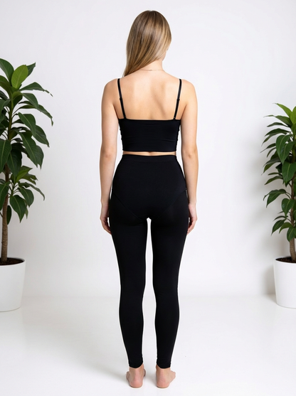 Buy 1 Get 1 Free Combo Offer Seamless Padded Bralette Crop Top Combo (Grey & Black) All Day Comfort Pack