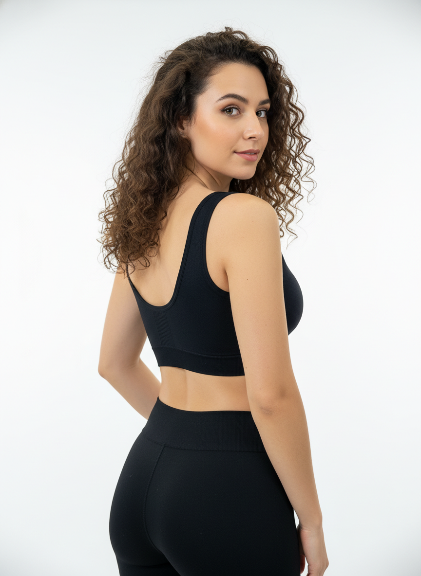 Buy 1 Get 1 Free Combo Offer Front Zip Padded Bralette Combo (Black & Brown)