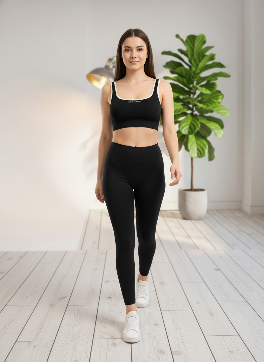 Buy 1 Get 1 Combo Offer Everyday Comfort Padded Crop top brallete - Beige & Black