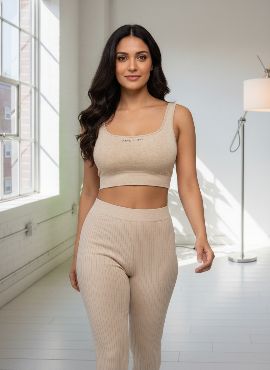 Buy 1 Get 1 Combo Offer Everyday Comfort Padded Crop top brallete - Beige & Black