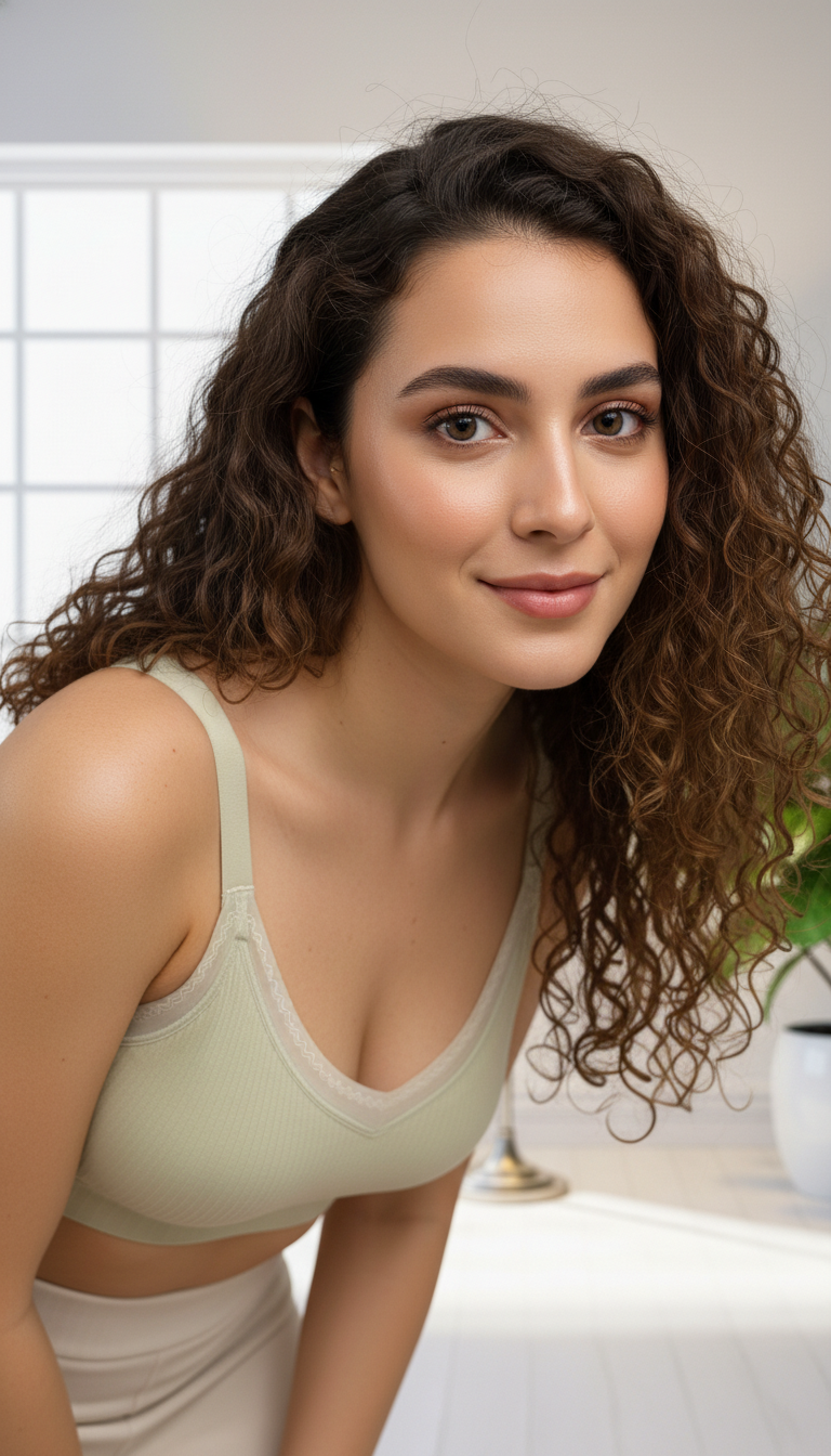 Buy 1 Get 1 Free Seamless Ribbed Padded Bralette Combo (Black & Sage Green) – Wire-Free Everyday Comfort