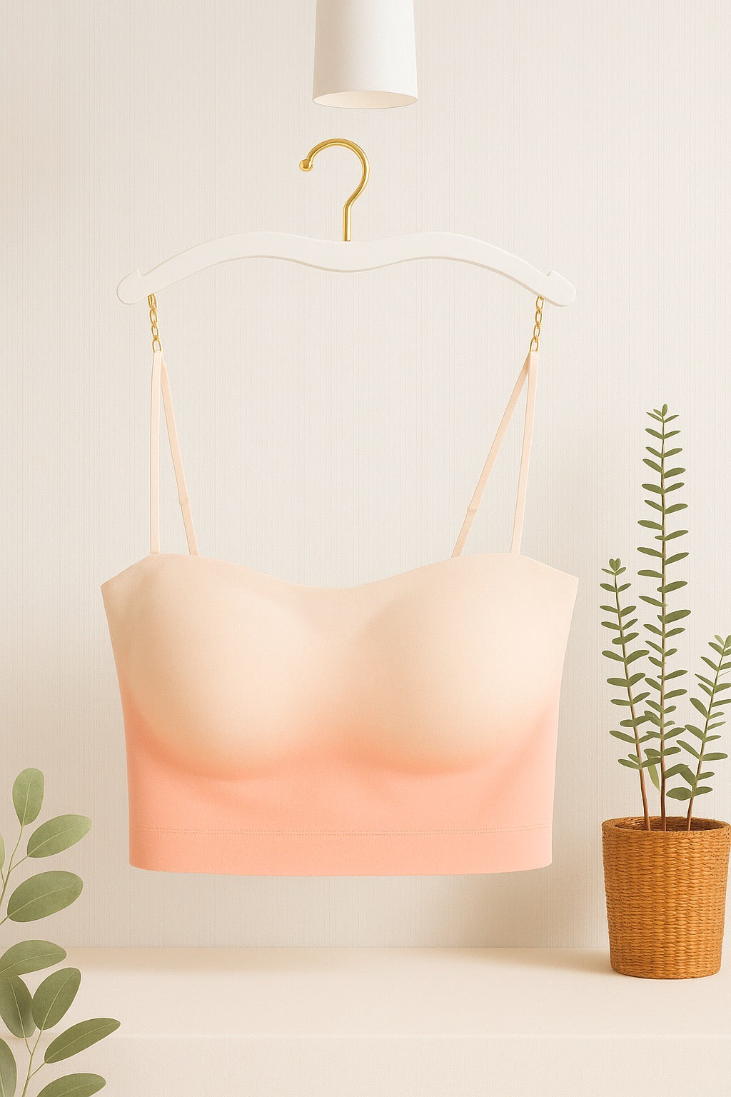 Seamless Gradient Bralette for Women – Soft Stretch Comfort Bra