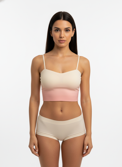 Seamless Gradient Bralette for Women – Soft Stretch Comfort Bra