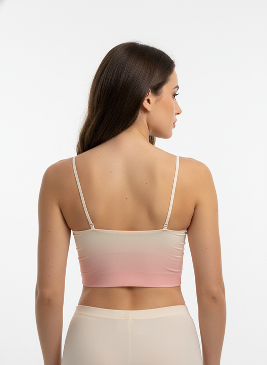 Seamless Gradient Bralette for Women – Soft Stretch Comfort Bra